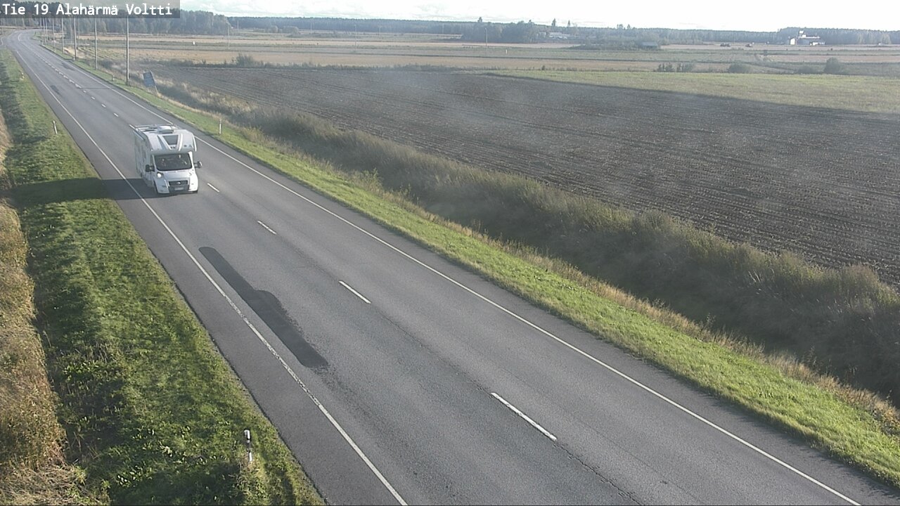 Weather Camera Image Väg 19 Alahärmä, Voltti, Kauhava, Etelä-Pohjanmaa