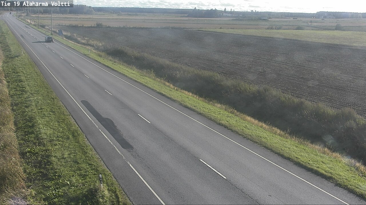 Weather Camera Image Väg 19 Alahärmä, Voltti, Kauhava, Etelä-Pohjanmaa