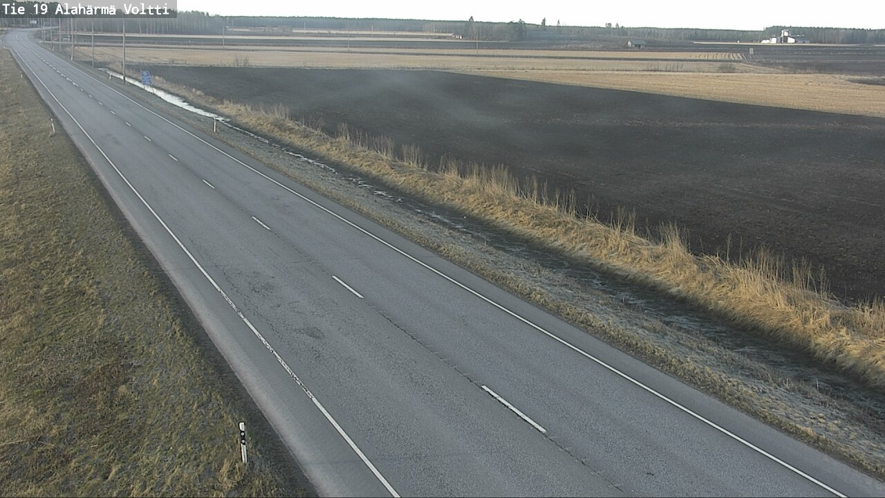 Weather Camera Image Väg 19 Alahärmä, Voltti, Kauhava, Etelä-Pohjanmaa