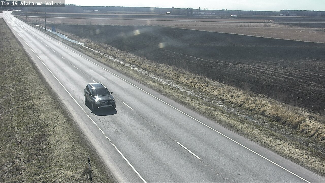 Weather Camera Image Väg 19 Alahärmä, Voltti, Kauhava, Etelä-Pohjanmaa
