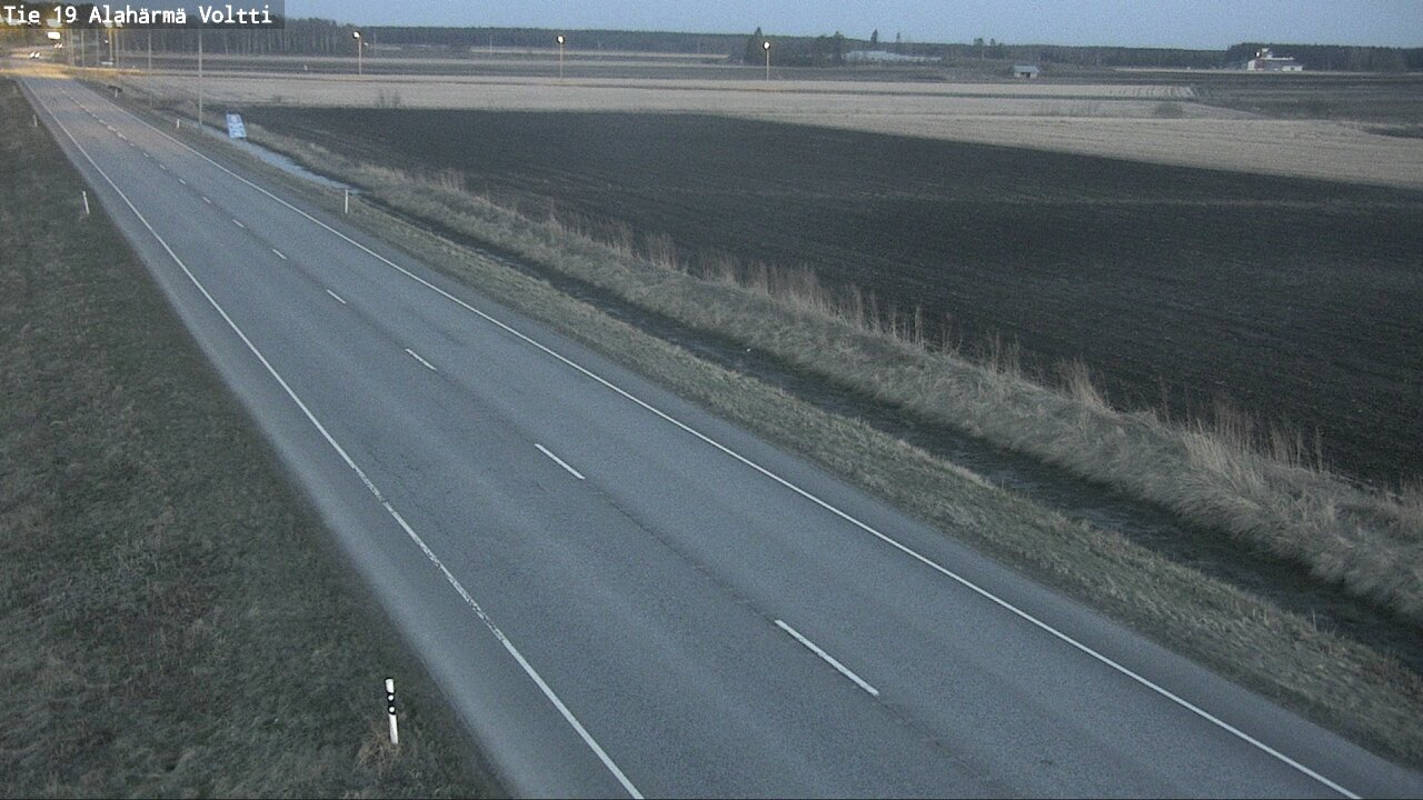 Weather Camera Image Väg 19 Alahärmä, Voltti, Kauhava, Etelä-Pohjanmaa
