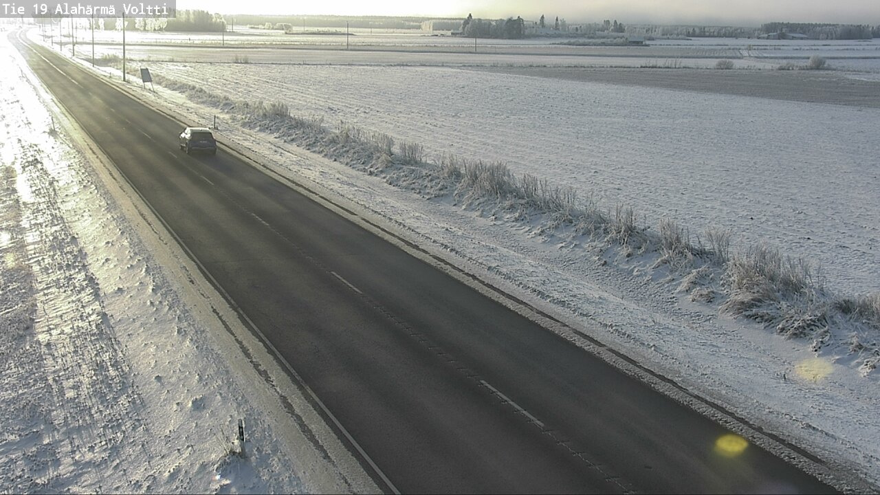 Weather Camera Image Väg 19 Alahärmä, Voltti, Kauhava, Etelä-Pohjanmaa