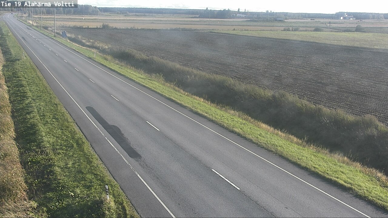 Weather Camera Image Väg 19 Alahärmä, Voltti, Kauhava, Etelä-Pohjanmaa