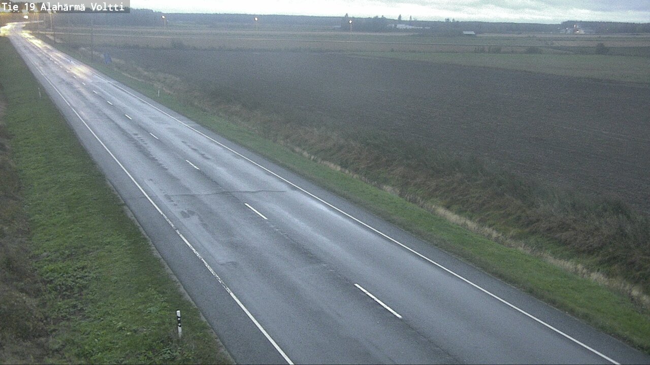 Weather Camera Image Road 19 Alahärmä, Voltti, Kauhava, Etelä-Pohjanmaa