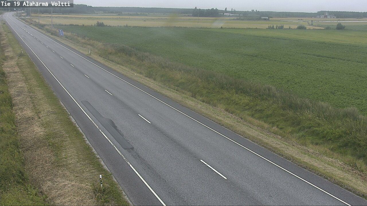 Weather Camera Image Väg 19 Alahärmä, Voltti, Kauhava, Etelä-Pohjanmaa