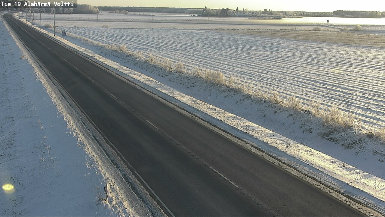 Weather Camera Image Road 19 Alahärmä, Voltti, Kauhava, Etelä-Pohjanmaa