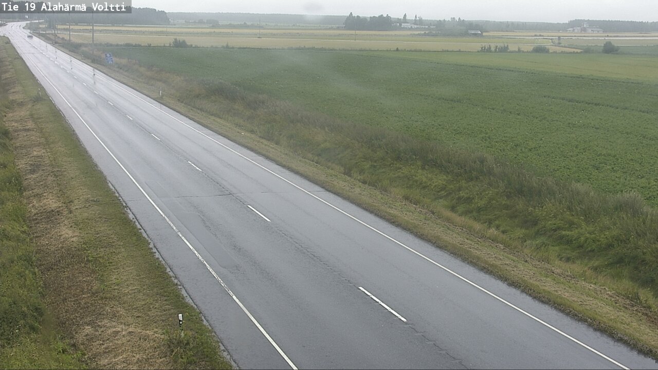 Weather Camera Image Väg 19 Alahärmä, Voltti, Kauhava, Etelä-Pohjanmaa