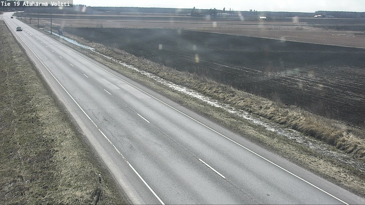 Weather Camera Image Väg 19 Alahärmä, Voltti, Kauhava, Etelä-Pohjanmaa