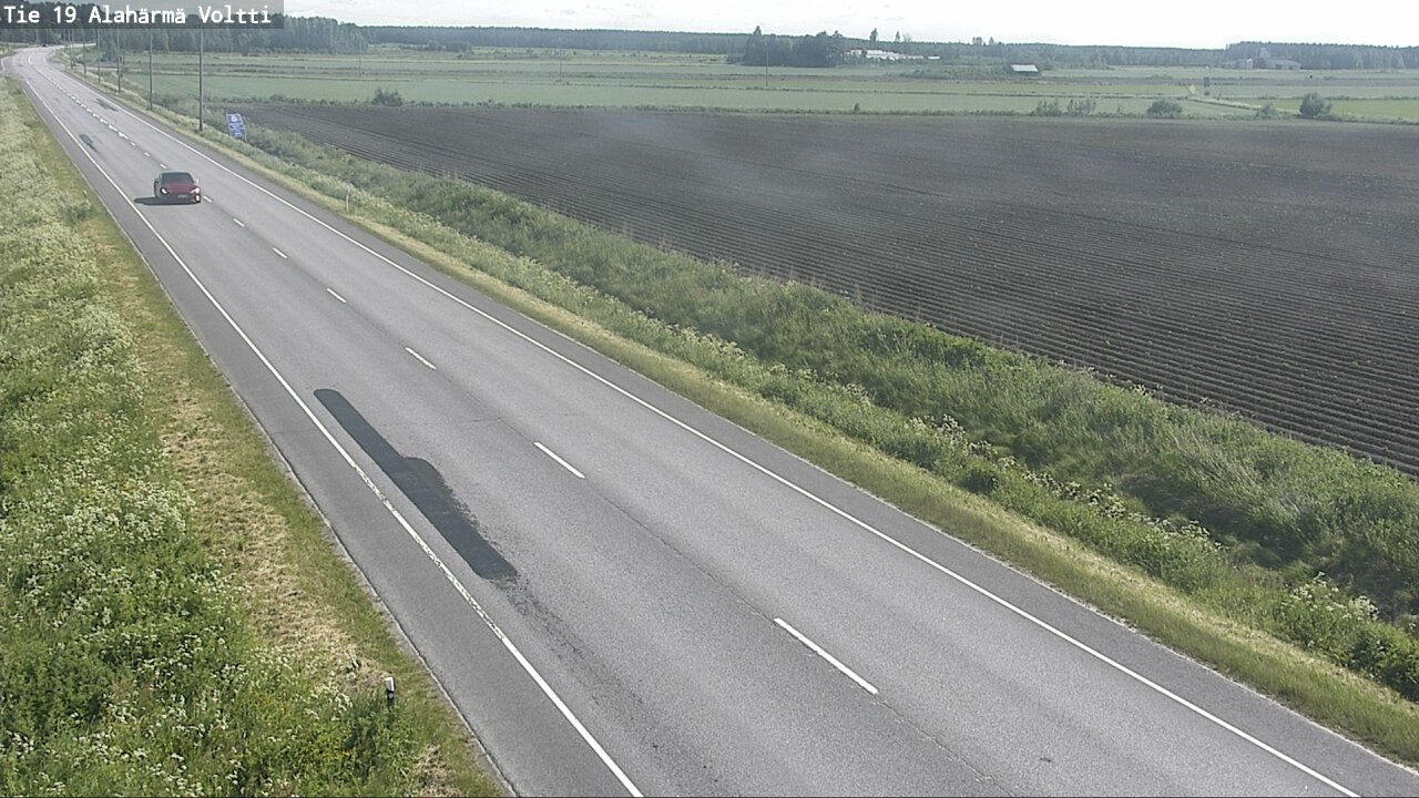 Weather Camera Image Väg 19 Alahärmä, Voltti, Kauhava, Etelä-Pohjanmaa
