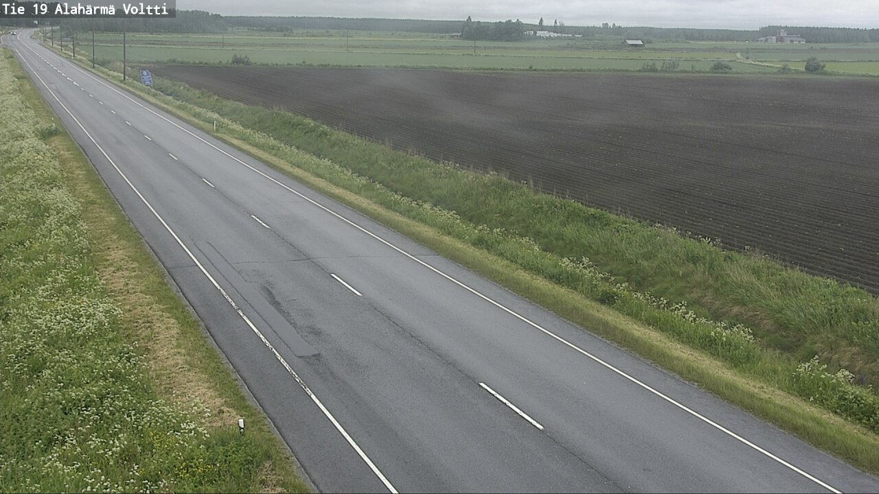Weather Camera Image Road 19 Alahärmä, Voltti, Kauhava, Etelä-Pohjanmaa