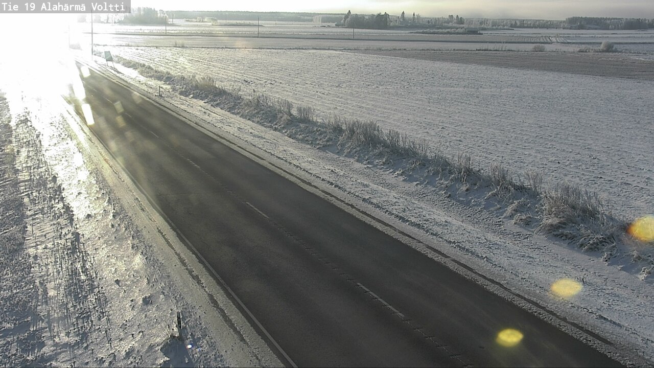Weather Camera Image Väg 19 Alahärmä, Voltti, Kauhava, Etelä-Pohjanmaa