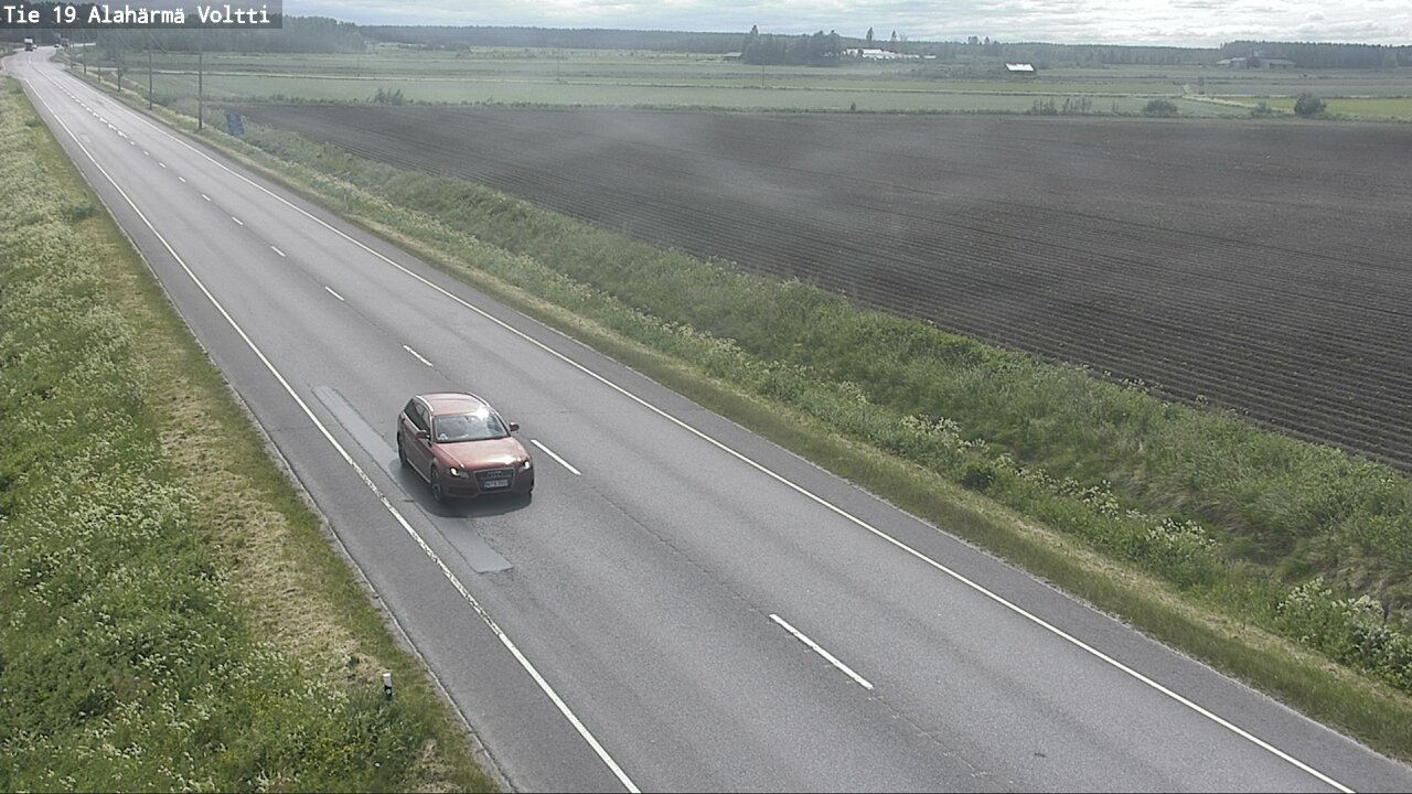 Weather Camera Image Väg 19 Alahärmä, Voltti, Kauhava, Etelä-Pohjanmaa