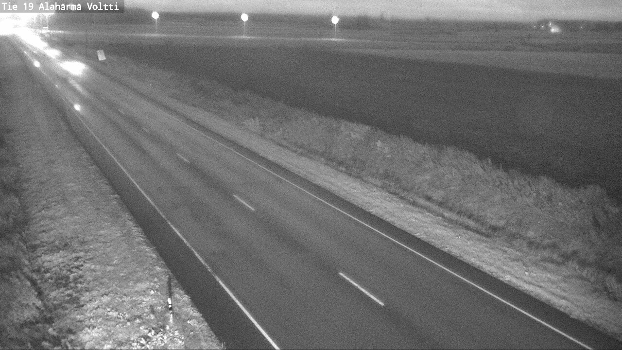 Weather Camera Image Road 19 Alahärmä, Voltti, Kauhava, Etelä-Pohjanmaa