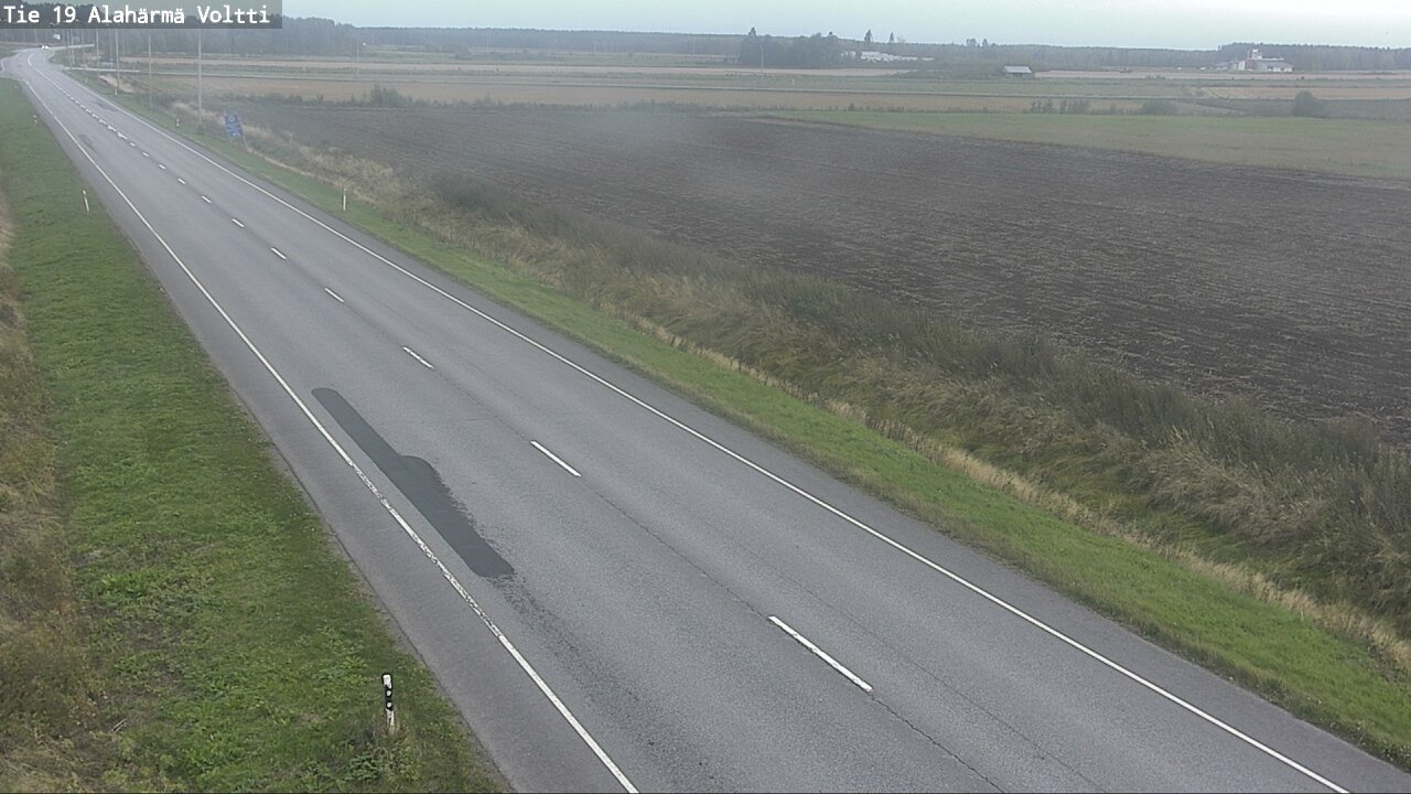 Weather Camera Image Road 19 Alahärmä, Voltti, Kauhava, Etelä-Pohjanmaa