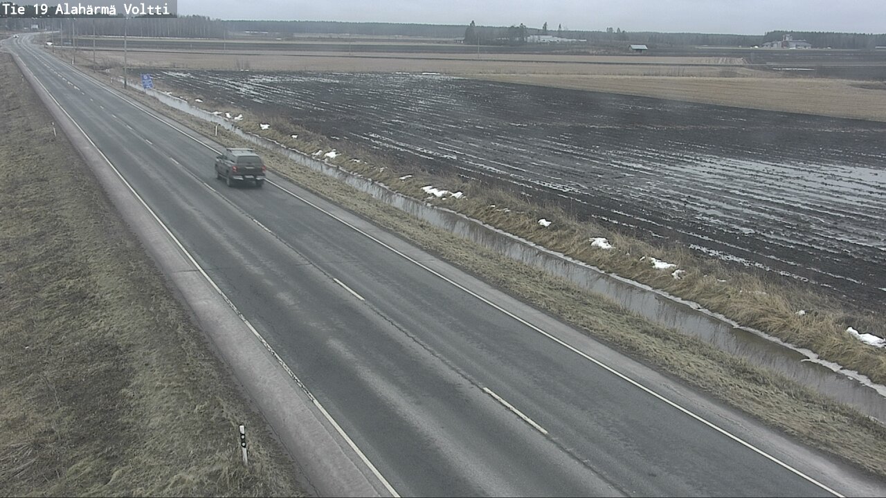Weather Camera Image Väg 19 Alahärmä, Voltti, Kauhava, Etelä-Pohjanmaa
