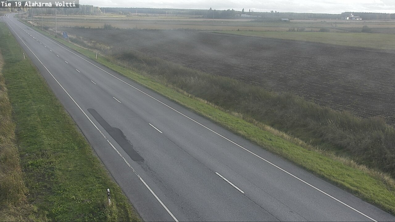 Weather Camera Image Road 19 Alahärmä, Voltti, Kauhava, Etelä-Pohjanmaa
