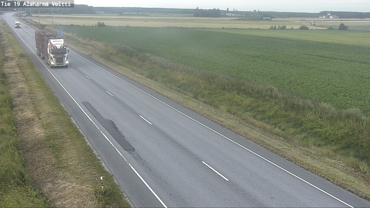 Weather Camera Image Väg 19 Alahärmä, Voltti, Kauhava, Etelä-Pohjanmaa