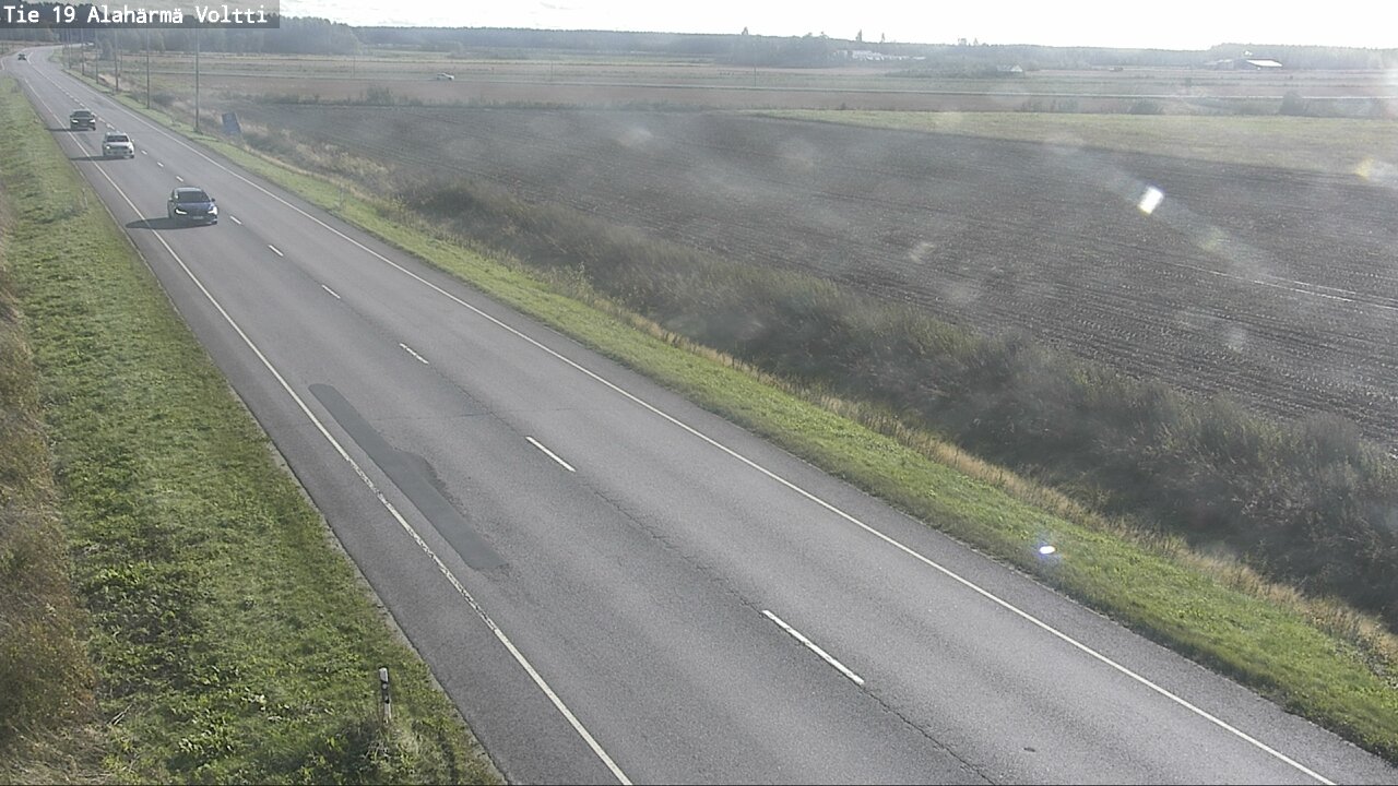 Weather Camera Image Väg 19 Alahärmä, Voltti, Kauhava, Etelä-Pohjanmaa