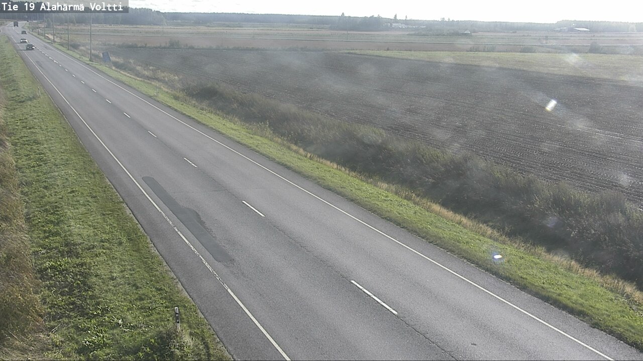 Weather Camera Image Väg 19 Alahärmä, Voltti, Kauhava, Etelä-Pohjanmaa