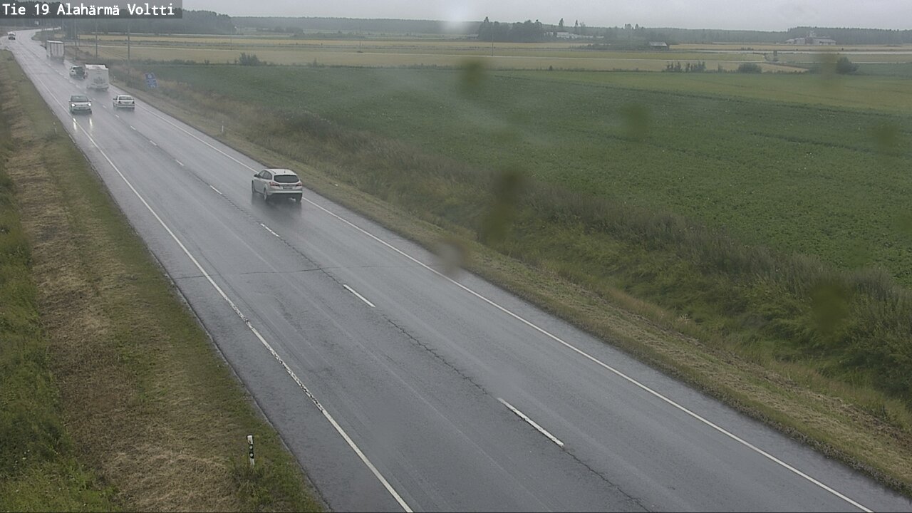 Weather Camera Image Väg 19 Alahärmä, Voltti, Kauhava, Etelä-Pohjanmaa