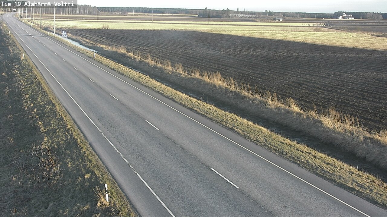 Weather Camera Image Väg 19 Alahärmä, Voltti, Kauhava, Etelä-Pohjanmaa