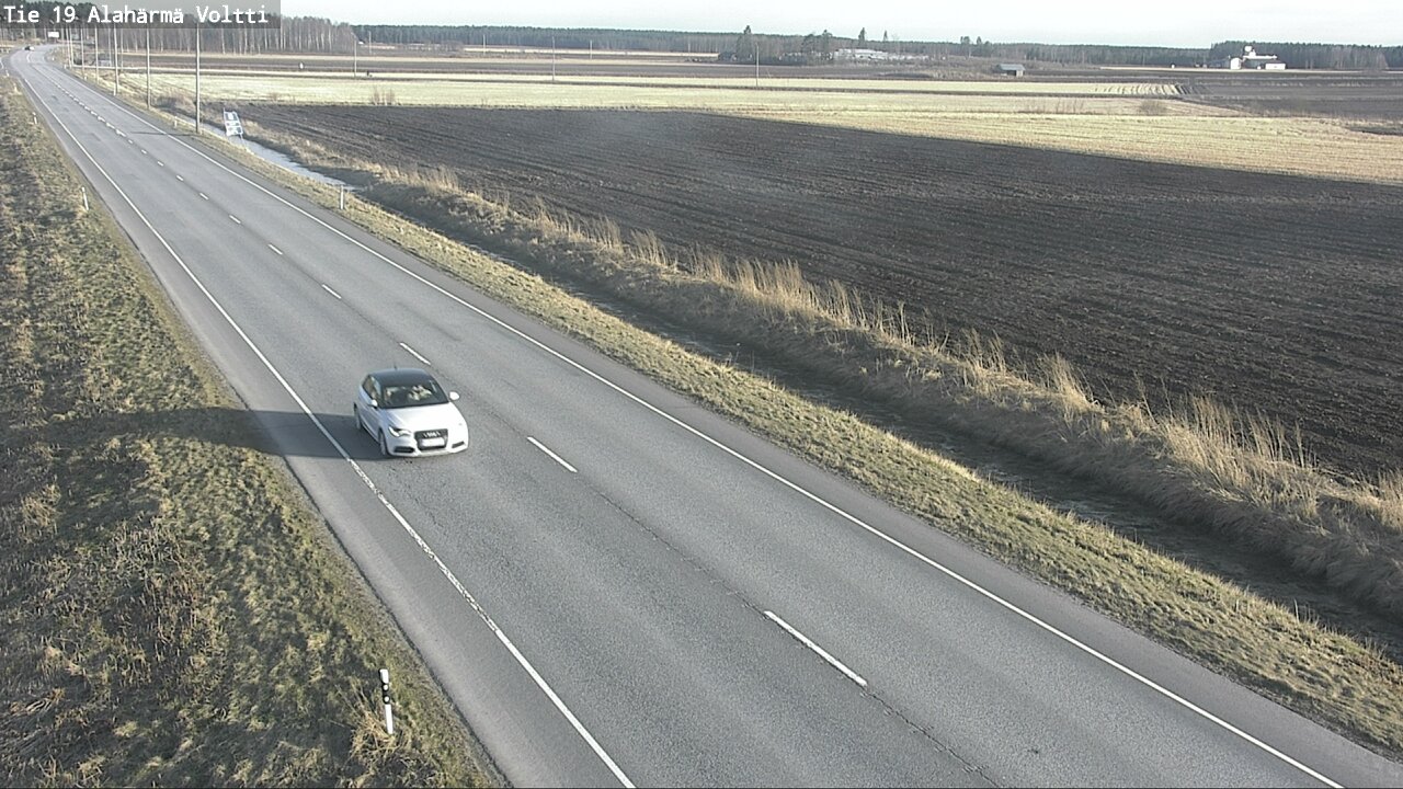 Weather Camera Image Väg 19 Alahärmä, Voltti, Kauhava, Etelä-Pohjanmaa