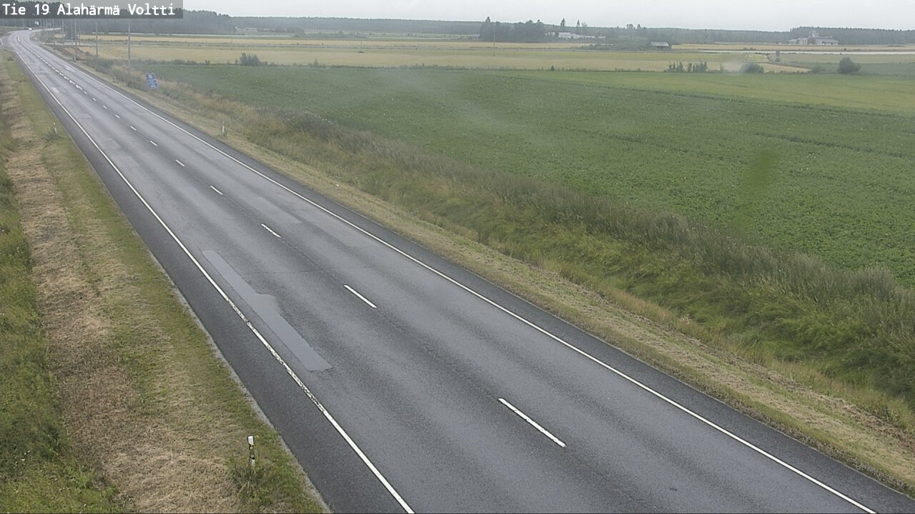 Weather Camera Image Väg 19 Alahärmä, Voltti, Kauhava, Etelä-Pohjanmaa