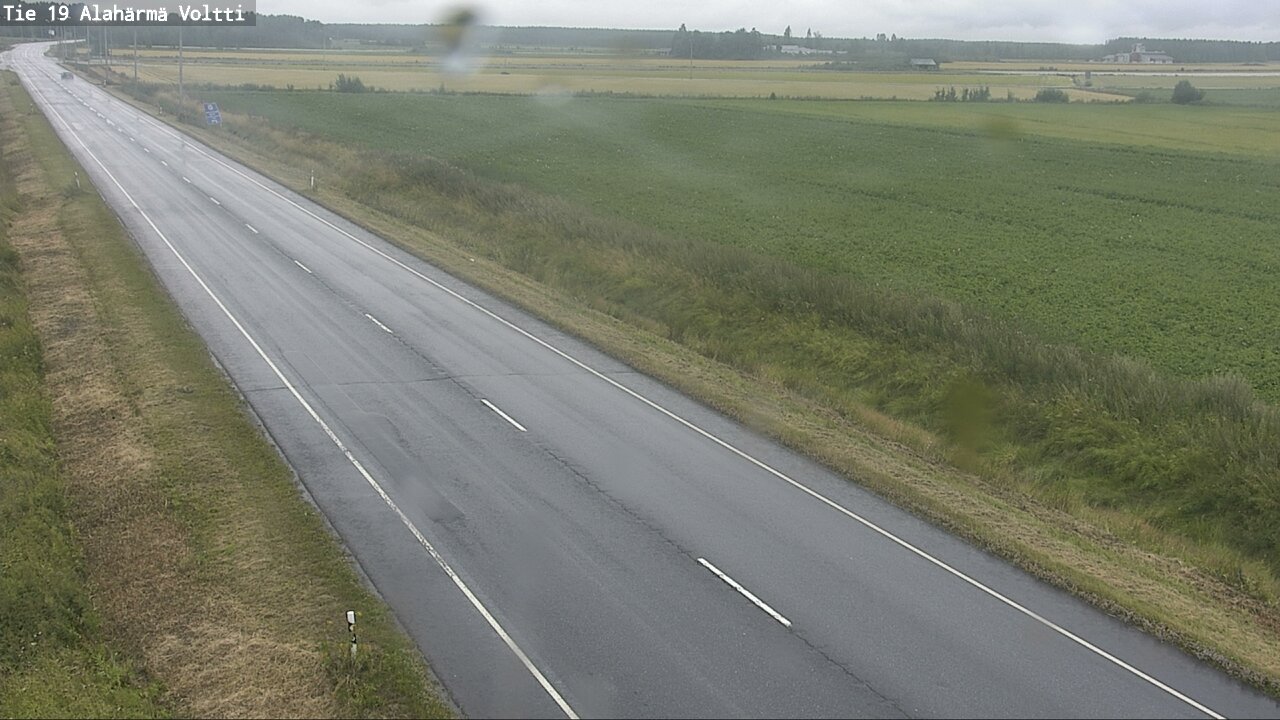 Weather Camera Image Väg 19 Alahärmä, Voltti, Kauhava, Etelä-Pohjanmaa