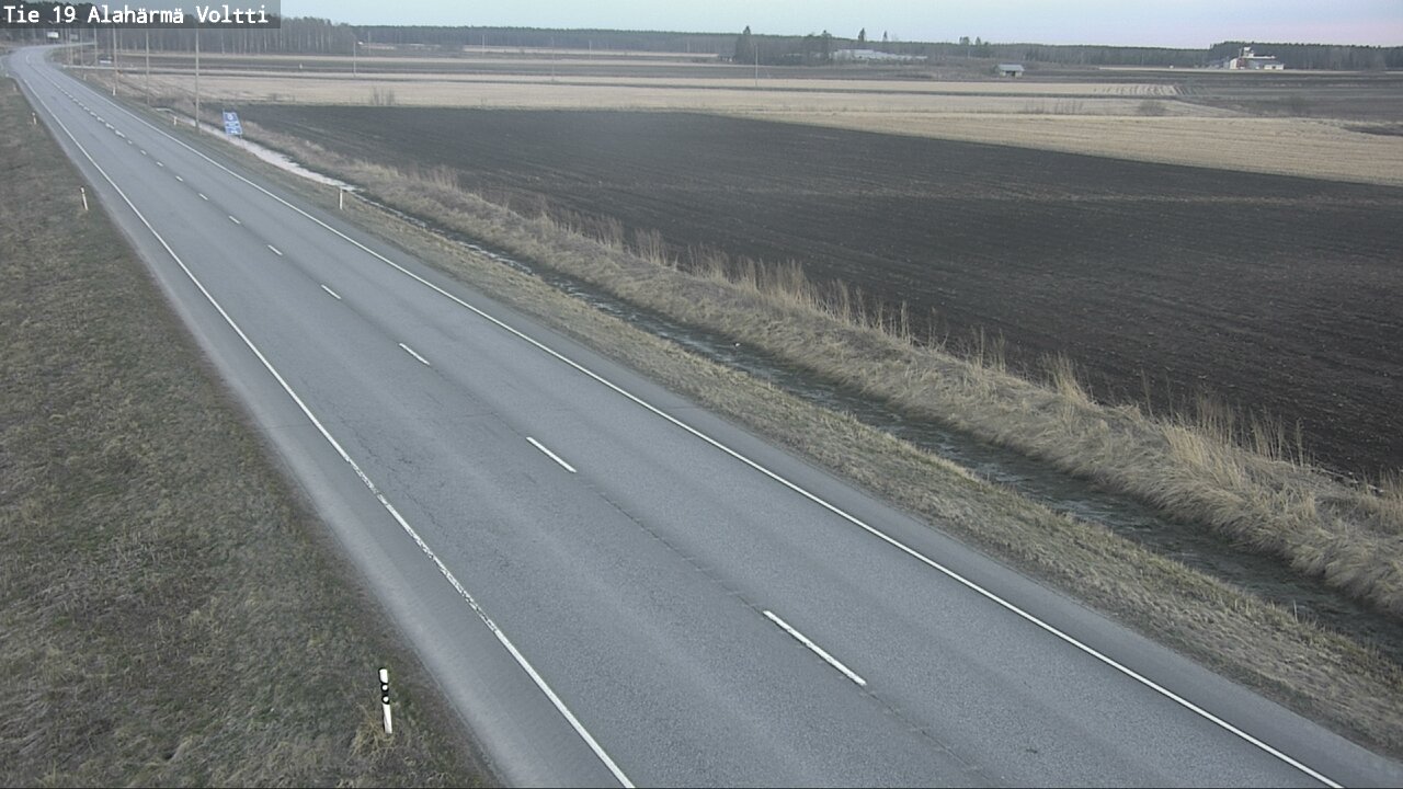 Weather Camera Image Väg 19 Alahärmä, Voltti, Kauhava, Etelä-Pohjanmaa