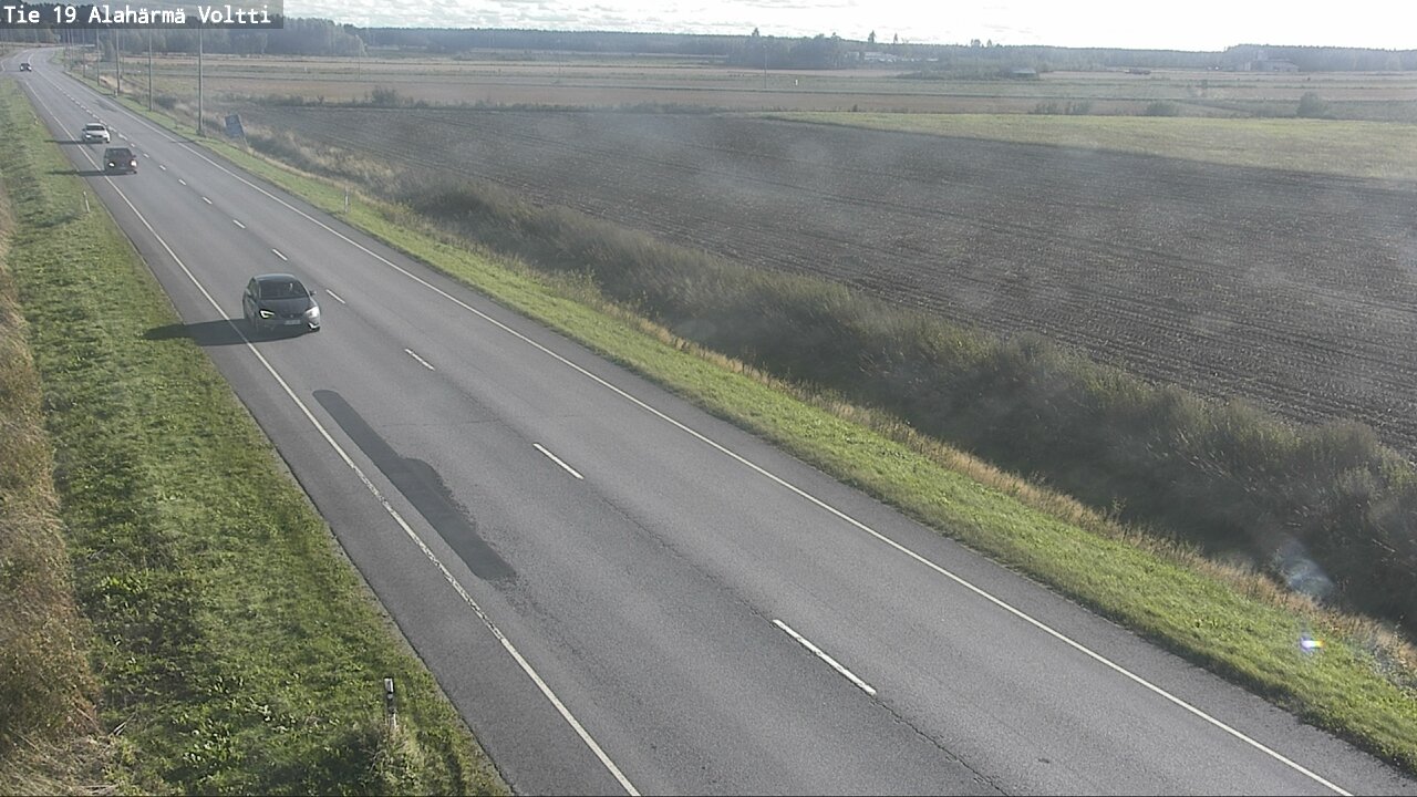 Weather Camera Image Väg 19 Alahärmä, Voltti, Kauhava, Etelä-Pohjanmaa