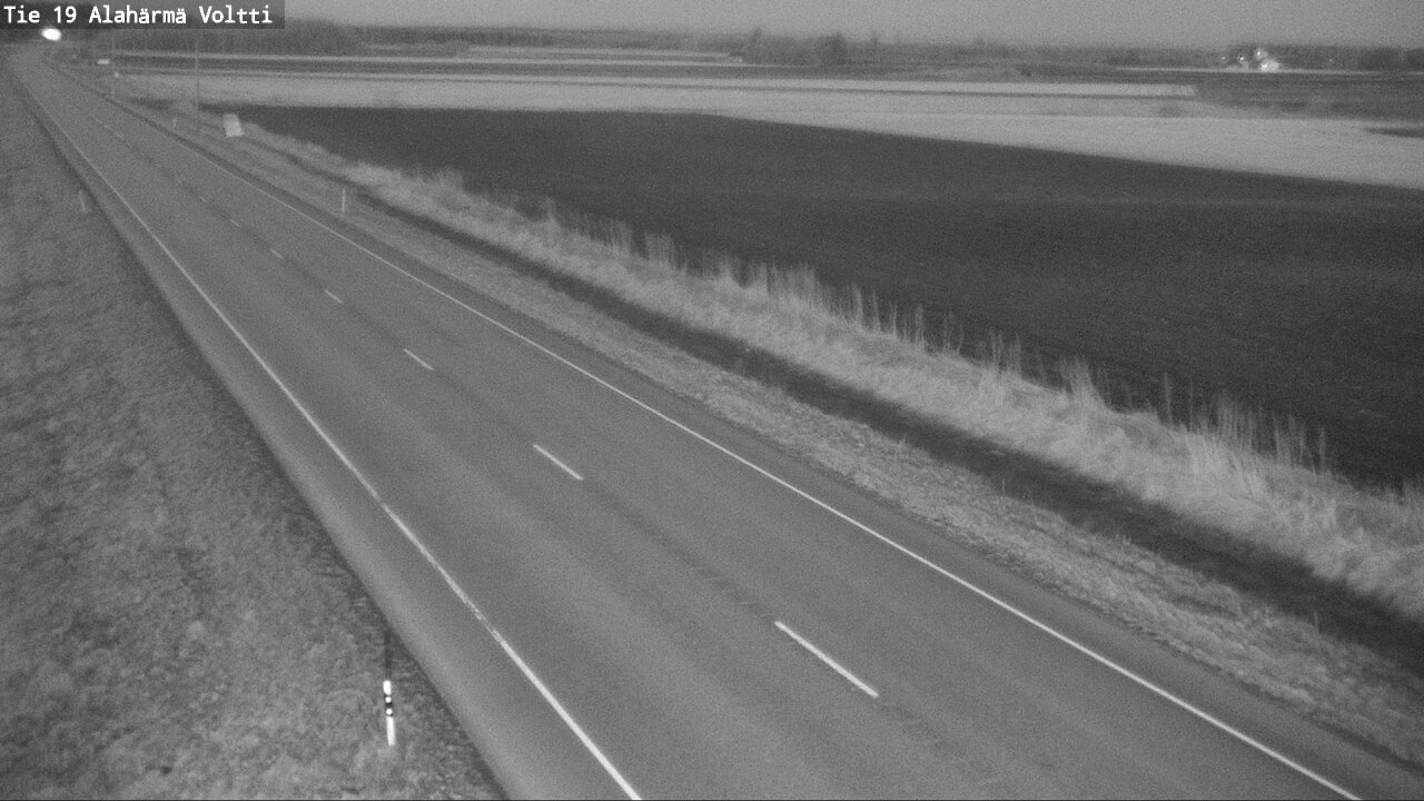 Weather Camera Image Road 19 Alahärmä, Voltti, Kauhava, Etelä-Pohjanmaa