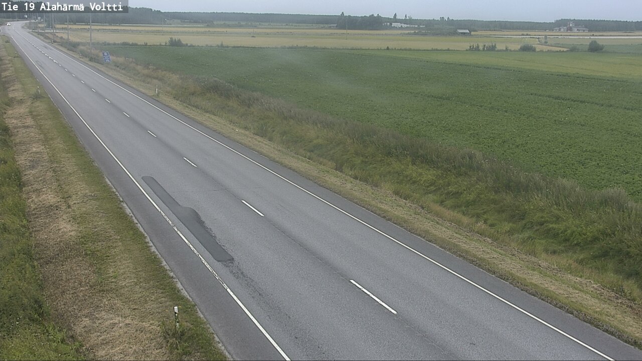 Weather Camera Image Väg 19 Alahärmä, Voltti, Kauhava, Etelä-Pohjanmaa