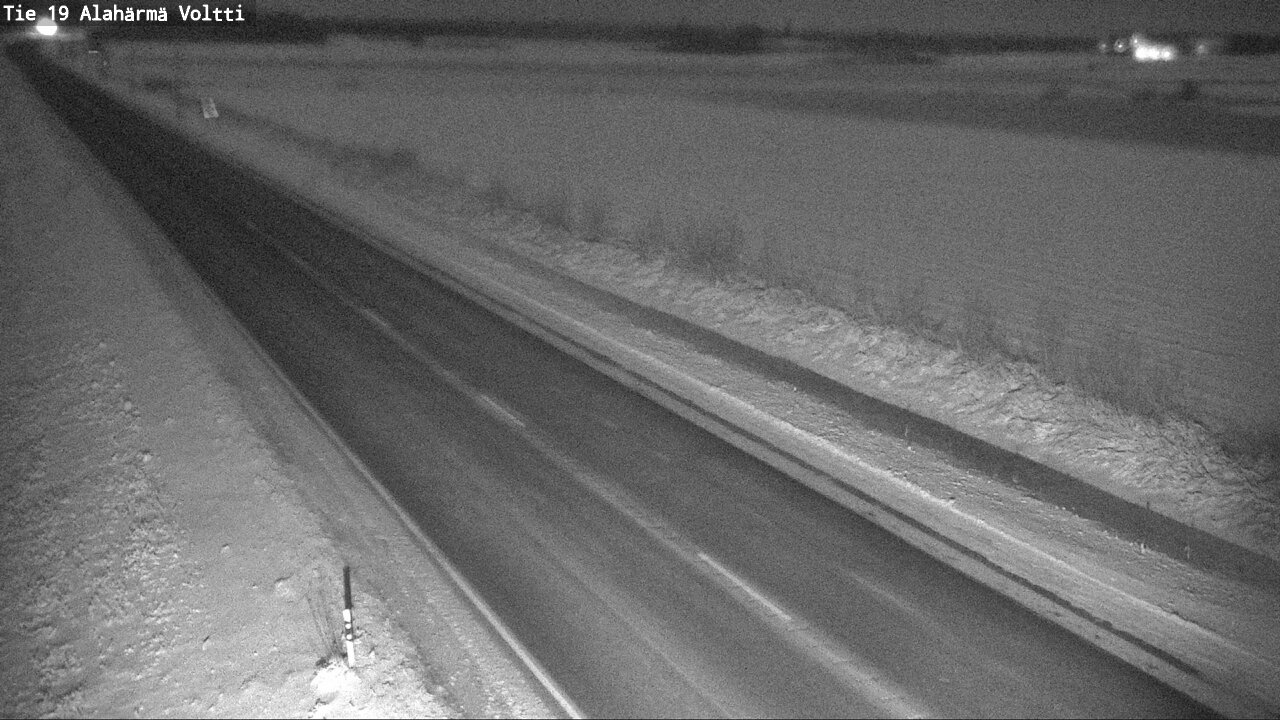 Weather Camera Image Väg 19 Alahärmä, Voltti, Kauhava, Etelä-Pohjanmaa