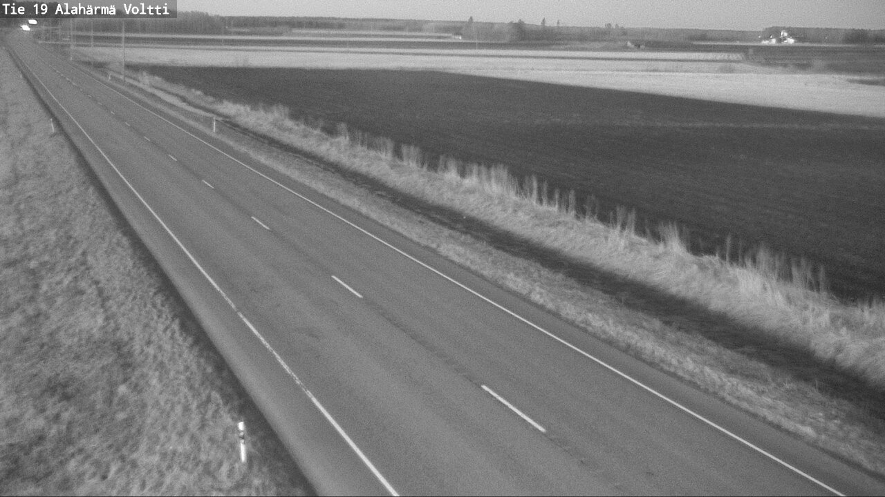 Weather Camera Image Väg 19 Alahärmä, Voltti, Kauhava, Etelä-Pohjanmaa