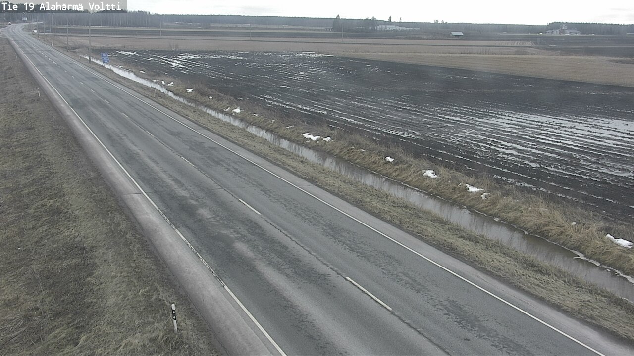 Weather Camera Image Väg 19 Alahärmä, Voltti, Kauhava, Etelä-Pohjanmaa