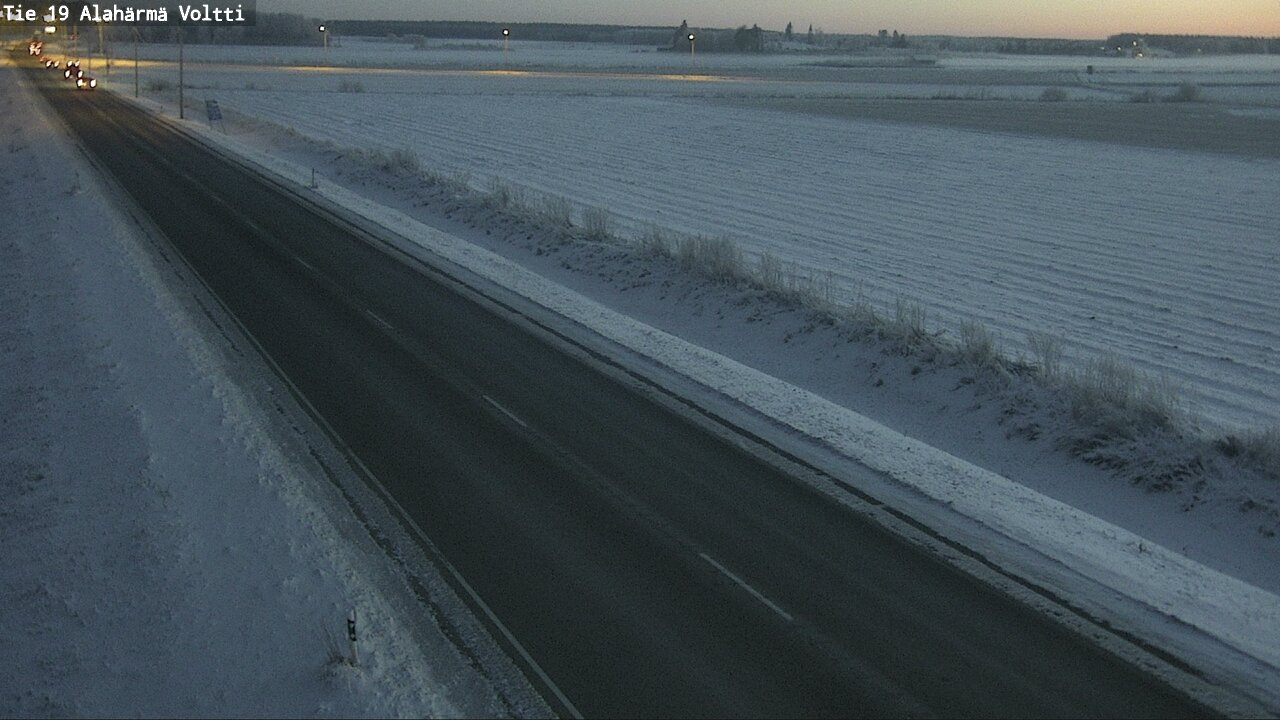 Weather Camera Image Road 19 Alahärmä, Voltti, Kauhava, Etelä-Pohjanmaa