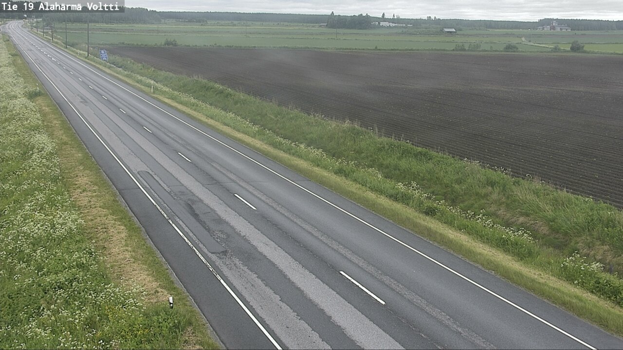 Weather Camera Image Väg 19 Alahärmä, Voltti, Kauhava, Etelä-Pohjanmaa