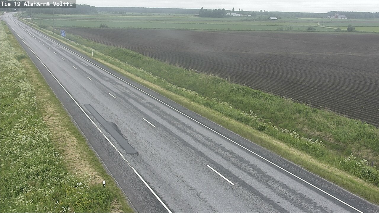 Weather Camera Image Road 19 Alahärmä, Voltti, Kauhava, Etelä-Pohjanmaa