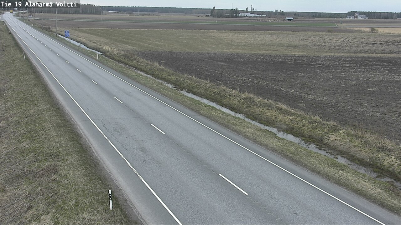 Weather Camera Image Road 19 Alahärmä, Voltti, Kauhava, Etelä-Pohjanmaa