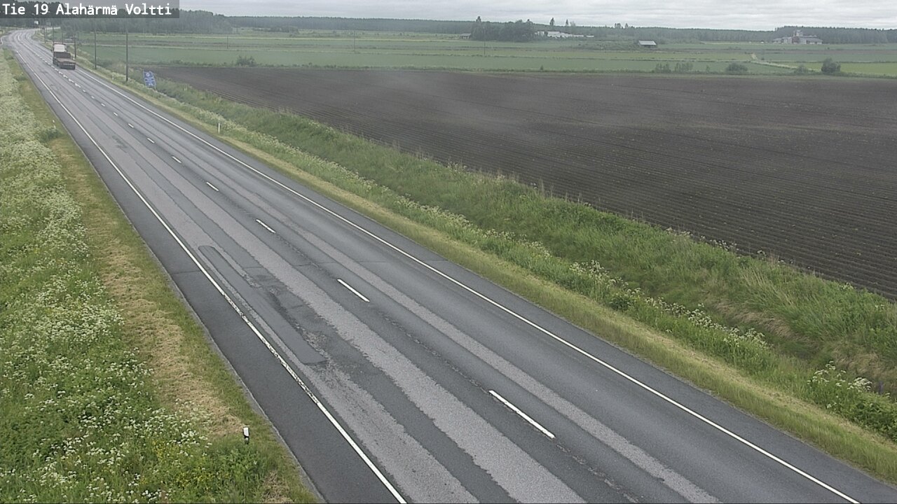 Weather Camera Image Väg 19 Alahärmä, Voltti, Kauhava, Etelä-Pohjanmaa