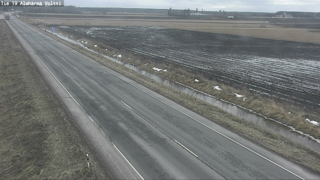 Weather Camera Image Väg 19 Alahärmä, Voltti, Kauhava, Etelä-Pohjanmaa