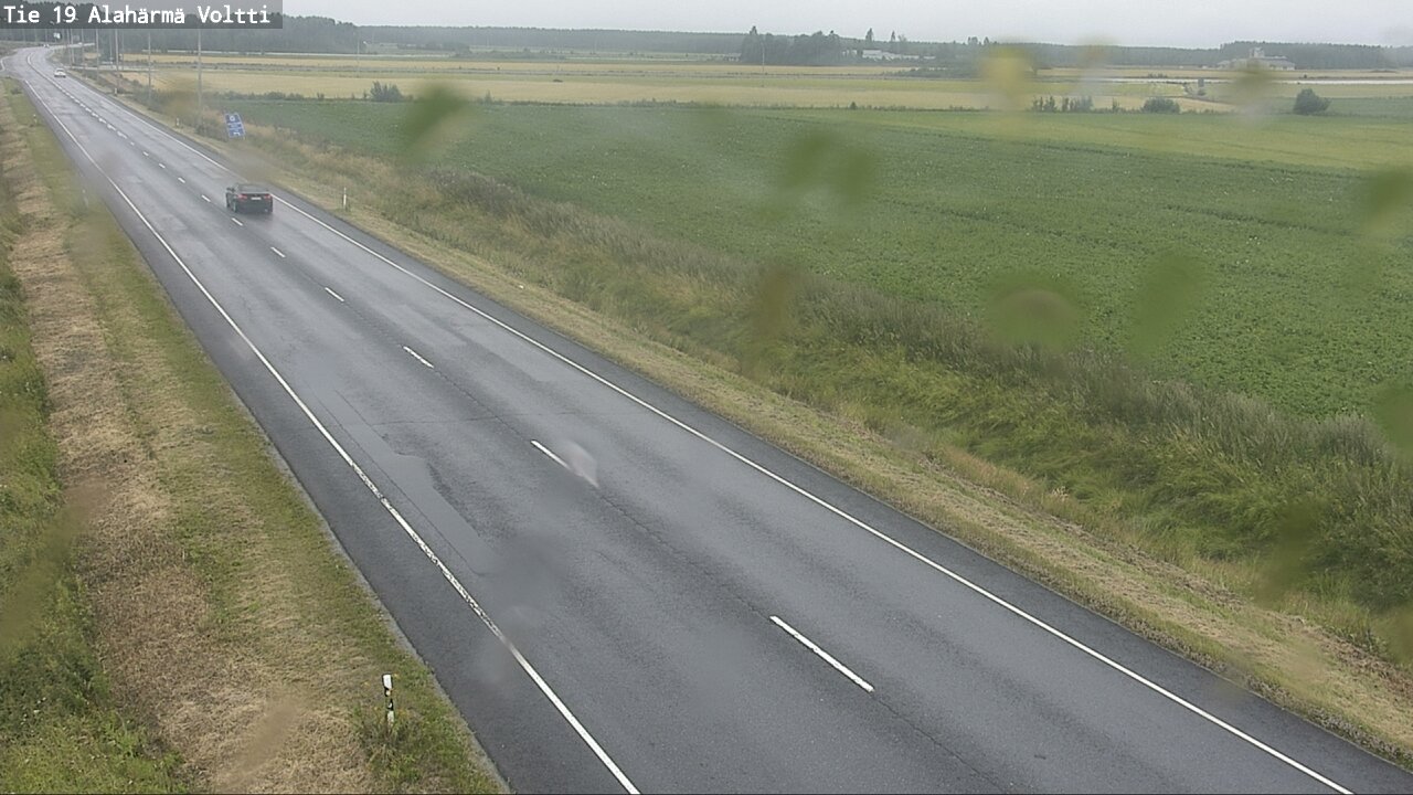 Weather Camera Image Väg 19 Alahärmä, Voltti, Kauhava, Etelä-Pohjanmaa