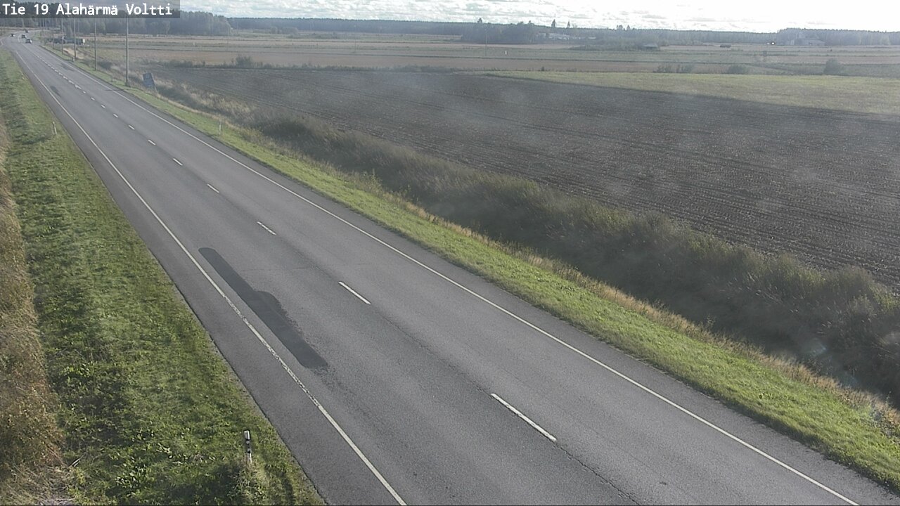 Weather Camera Image Väg 19 Alahärmä, Voltti, Kauhava, Etelä-Pohjanmaa