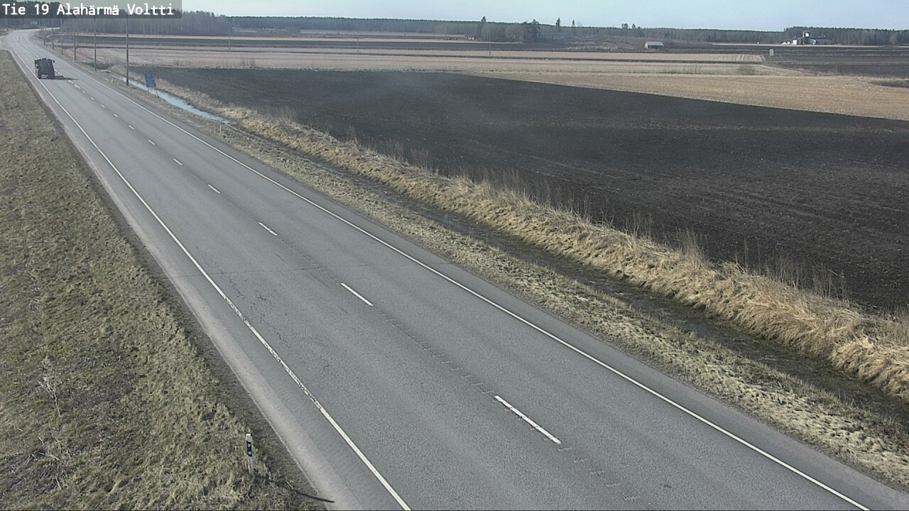 Weather Camera Image Väg 19 Alahärmä, Voltti, Kauhava, Etelä-Pohjanmaa
