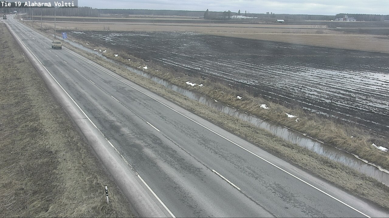 Weather Camera Image Väg 19 Alahärmä, Voltti, Kauhava, Etelä-Pohjanmaa