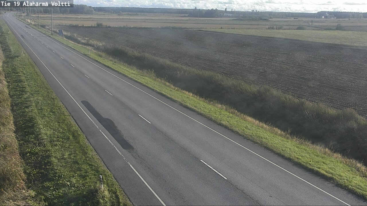 Weather Camera Image Väg 19 Alahärmä, Voltti, Kauhava, Etelä-Pohjanmaa