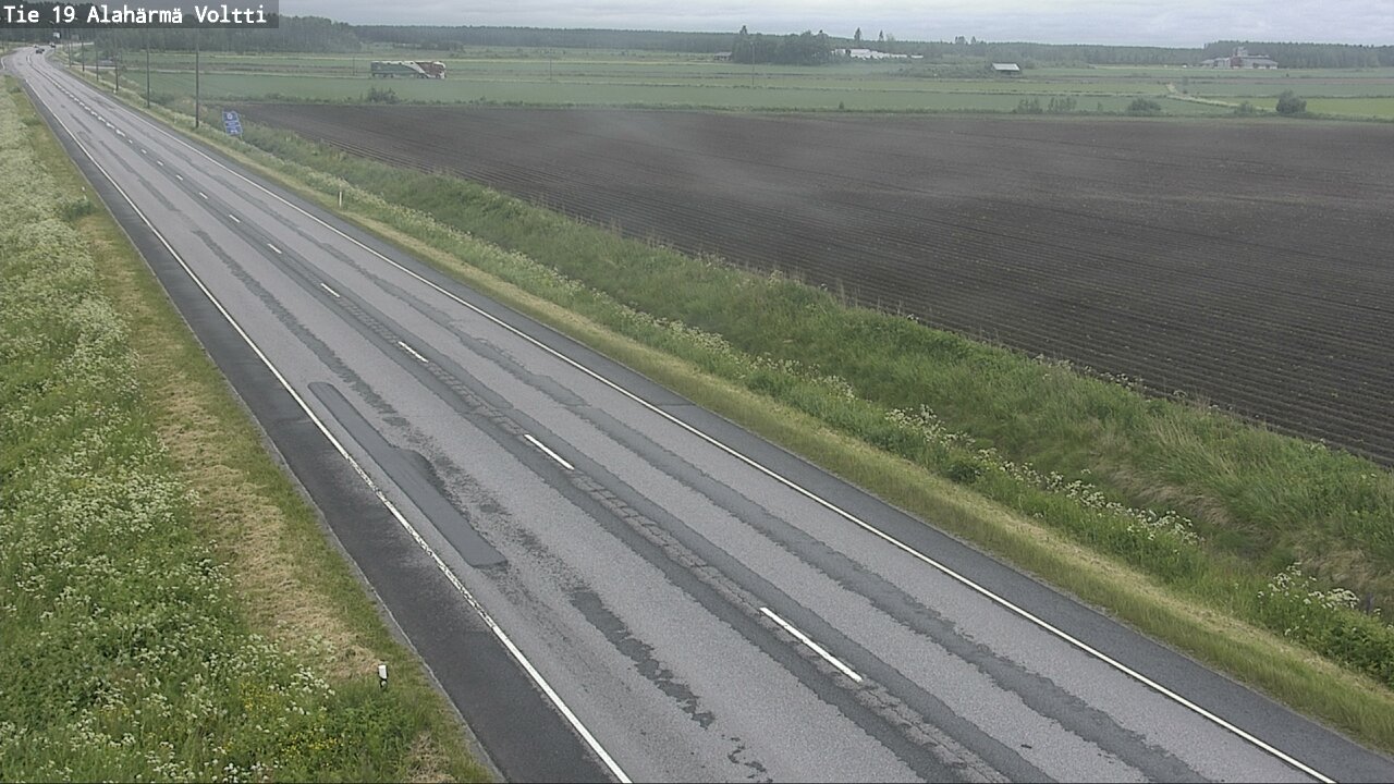 Weather Camera Image Väg 19 Alahärmä, Voltti, Kauhava, Etelä-Pohjanmaa