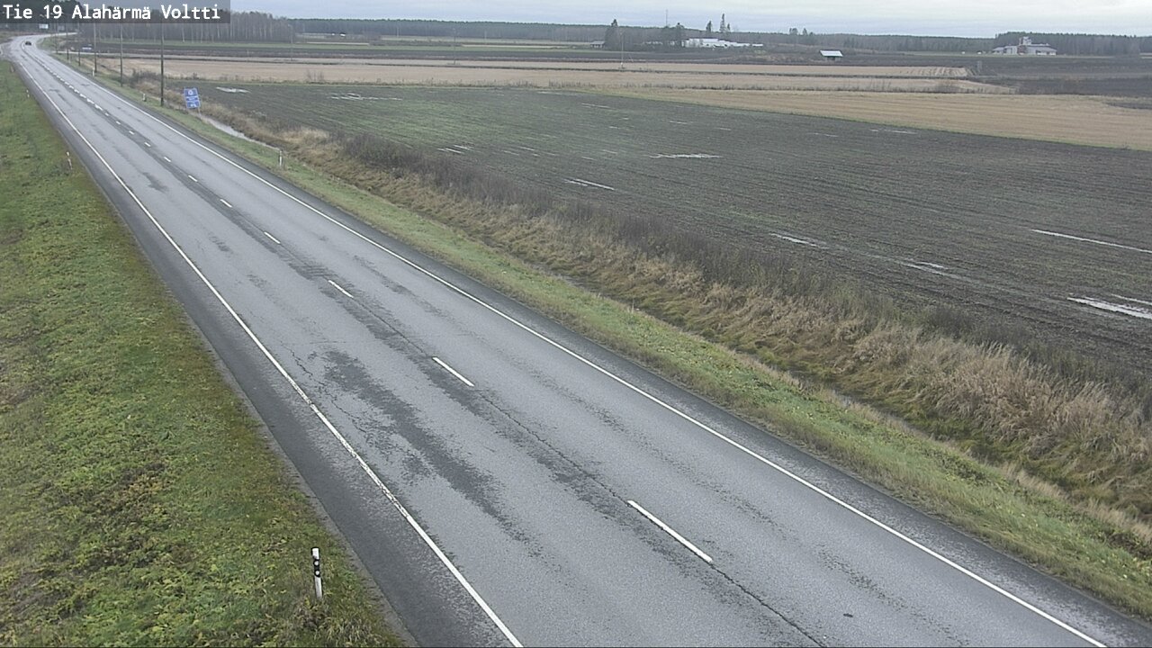 Weather Camera Image Väg 19 Alahärmä, Voltti, Kauhava, Etelä-Pohjanmaa