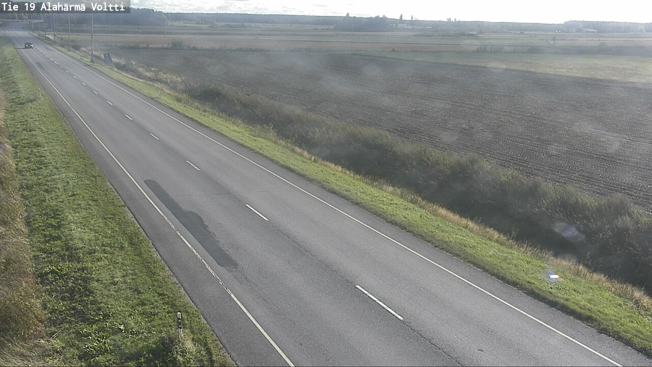 Weather Camera Image Väg 19 Alahärmä, Voltti, Kauhava, Etelä-Pohjanmaa