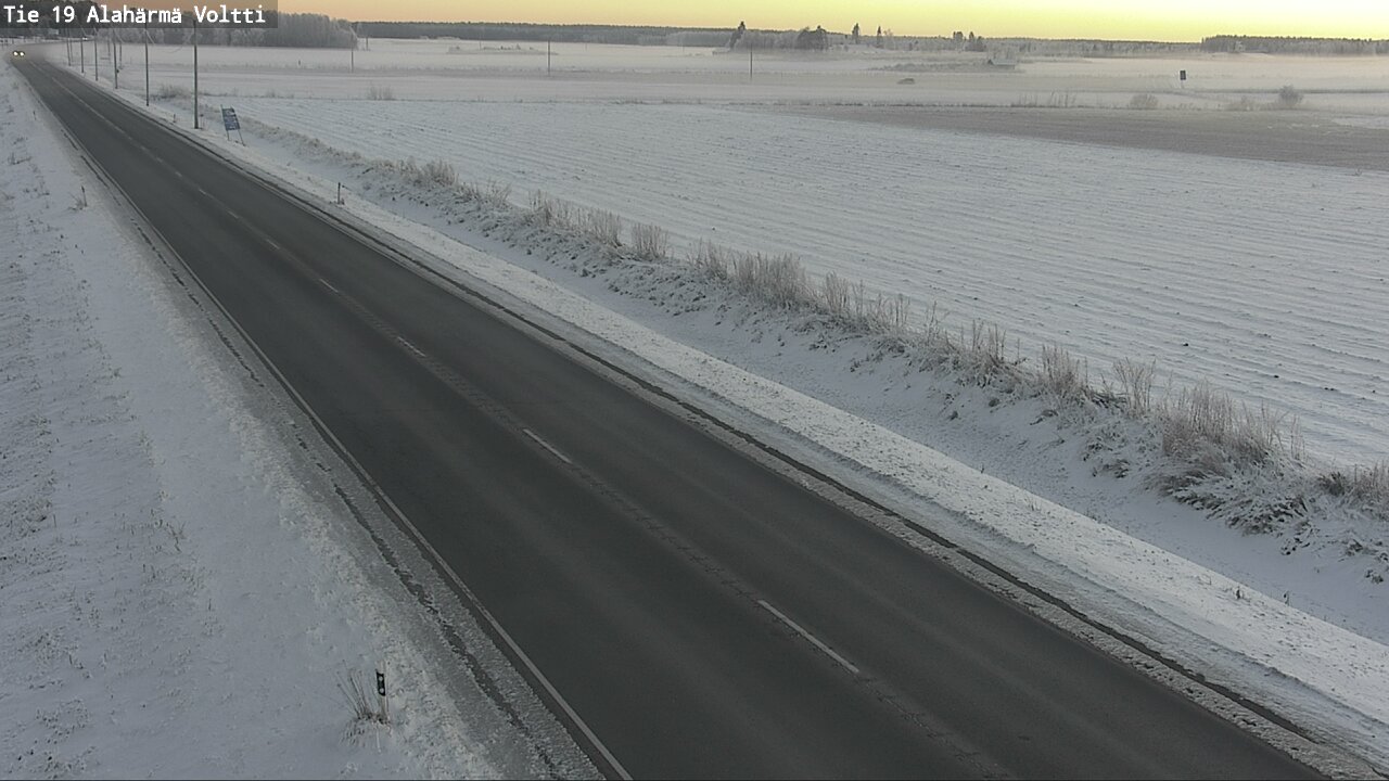 Weather Camera Image Road 19 Alahärmä, Voltti, Kauhava, Etelä-Pohjanmaa